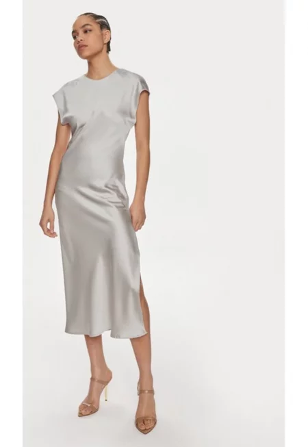 Дамска рокля -  29131 - Розова - Полиестер