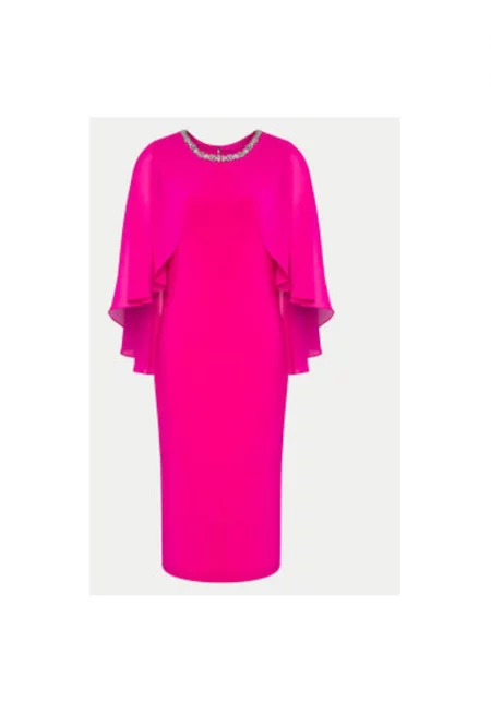 Дамска рокля -  303880996 - Полиестер - Розов