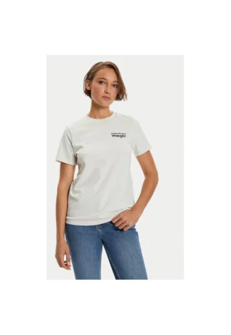 Дамска тениска -  304282591 - Памук - Бяла - Бял