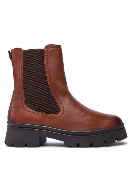 Дамски боти  304625039 - Естествена кожа - Кафяв - Кафяв