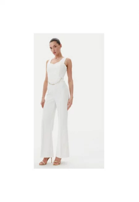 Дамски гащеризон  CFC0019844002 - Полиестер - Бял