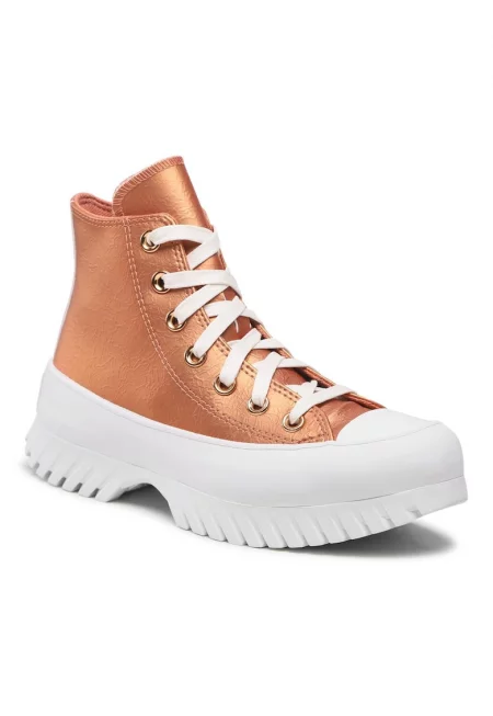 Дамски кецове -  301843689 - Текстил - Оранжев -