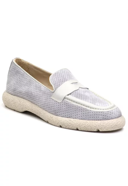 Дамски обувки D12 221 сив набук -