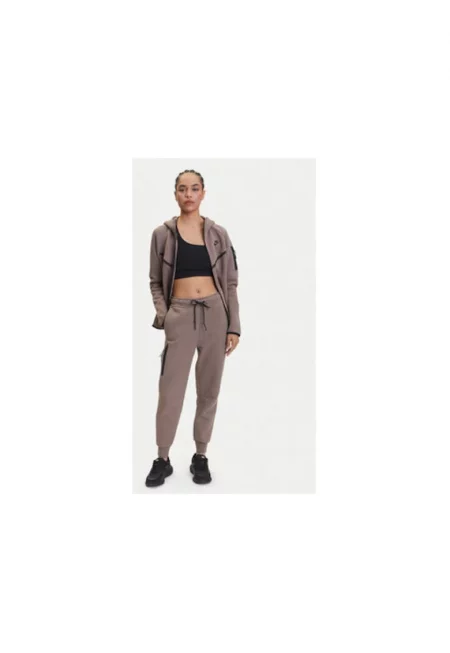Дамски спортни панталони  HV6779 - Памук/Полиестер - Кафяв - Кафяв