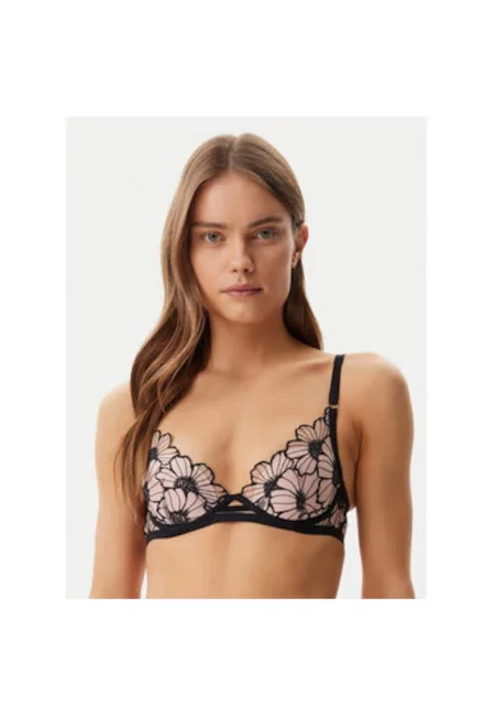 Дамски сутиен -  304889066 - Полиестер - Черен - Черен