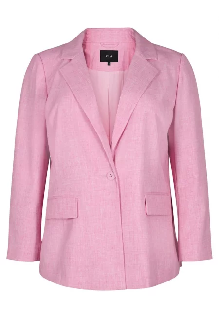 Дамско яке -  Полиестер/Вискоза - Розово