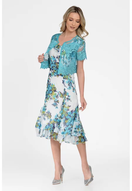 Дантелено болеро Clare - Светлосин