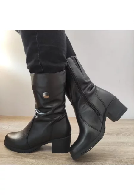 Ежедневни дамски боти  35959 Black - черни - Черен