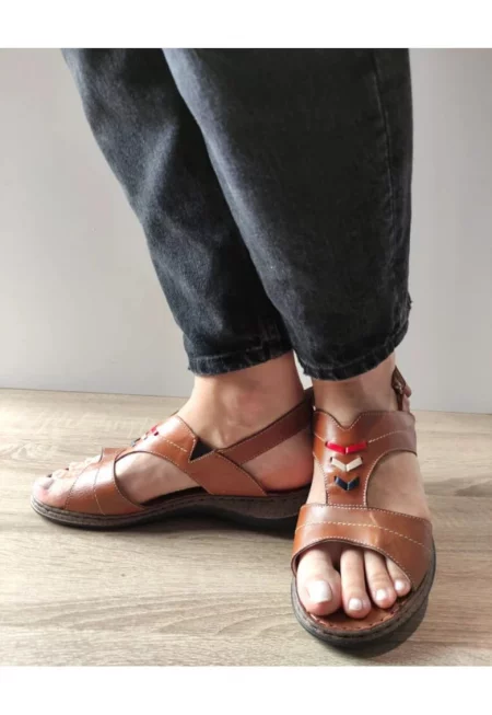 Ежедневни дамски сандали  4773 5 Кафяви - Кафяви