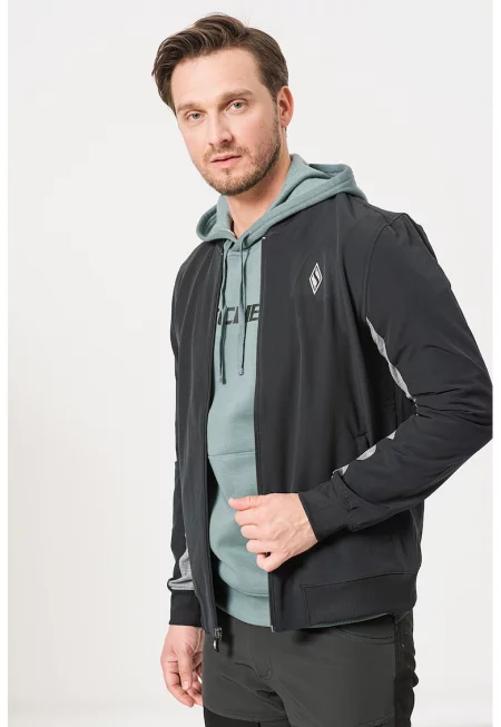 Фитнес суитшърт с цип Skechweave и скосени джобове