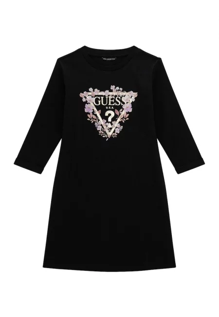 GUESS - Рокля тип суитшърт с лого