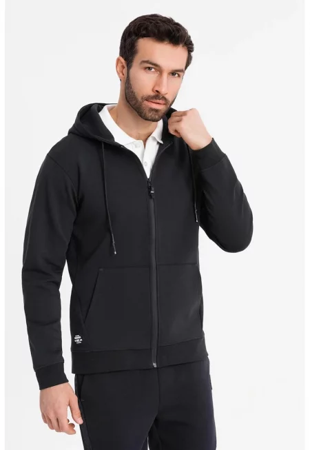 Худи с контрастен цип