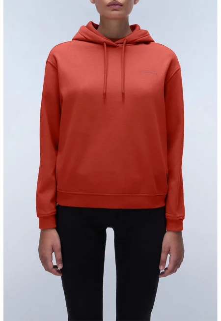 Худи с лого - Червен