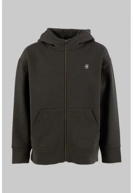 Худи с вълна и цип