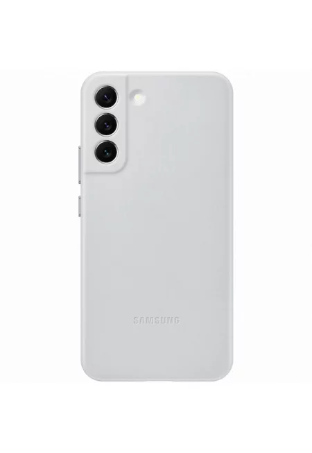 Калъф  Leather за Galaxy S22+ - Light Gray