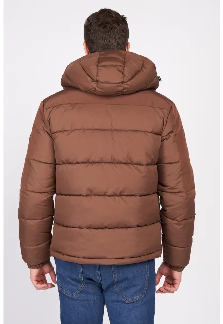 Капитонирано зимно яке с качулка