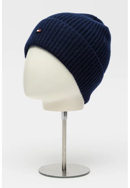 Кашмирена шапка с лого