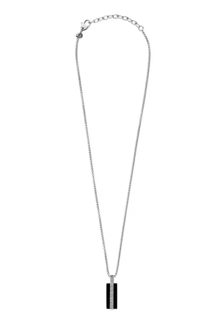 Колие от неръждаема стомана - Черен/Сребрист