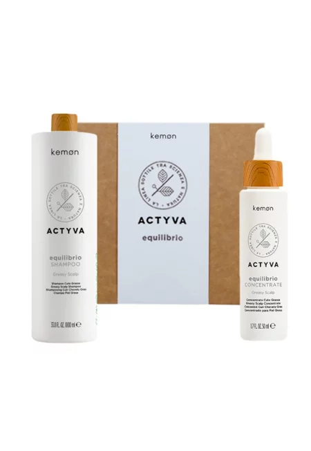 Комплект за балансиране на скалпа  Actyva Equilibrio - Шампоан 1000 ml - Treatment 50 ml