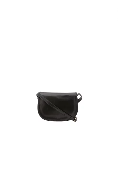 Кожена чанта - Черен