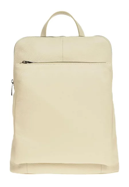 Кожена конвертируема раница с джобове с цип