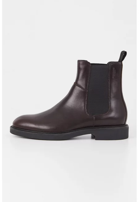 Кожени боти Chelsea - Коняк кафяв