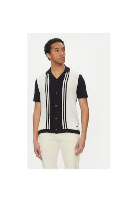 Мъжка риза  10019168 30045228 - памук - тъмносиня - Тъмносин