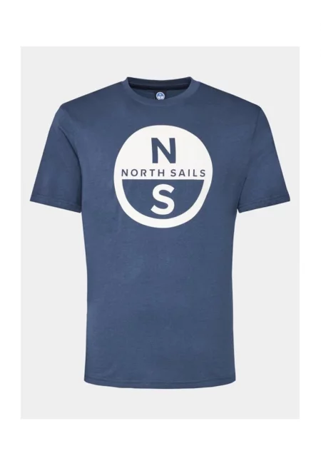 Мъжка тениска -  546 - памук - тъмносиньо