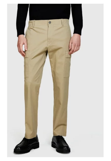 Мъжки панталон -  812201 - Бежов - Памук