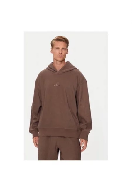 Мъжки суитшърт -  303986490 - Памук - Кафяв