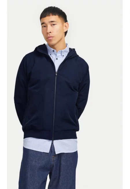 Мъжко яке -  304783609 - Рециклиран полиестер/Полиестер - Син - Син