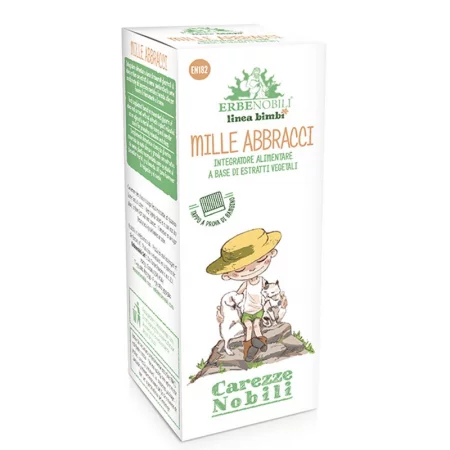 Mille Abbracci формула с лавандула, овес и касис - За спокоен сън при деца, 150 ml сироп