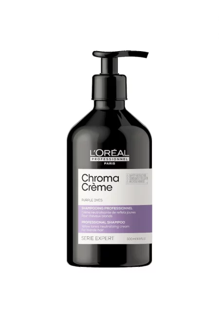 Неутрализиращ шампоан  Serie Expert Chroma Creme Purple - Срещу жълти оттенъци - 500 мл