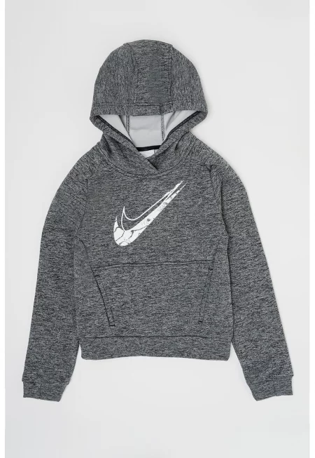 Незацапващо се худи Multi Stain Repel Therma-FIT - Меланж тъмно сиво