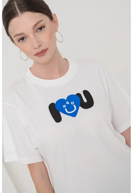 Памучна тениска с принт