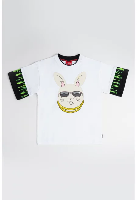 Памучна тениска Splatter Bunny