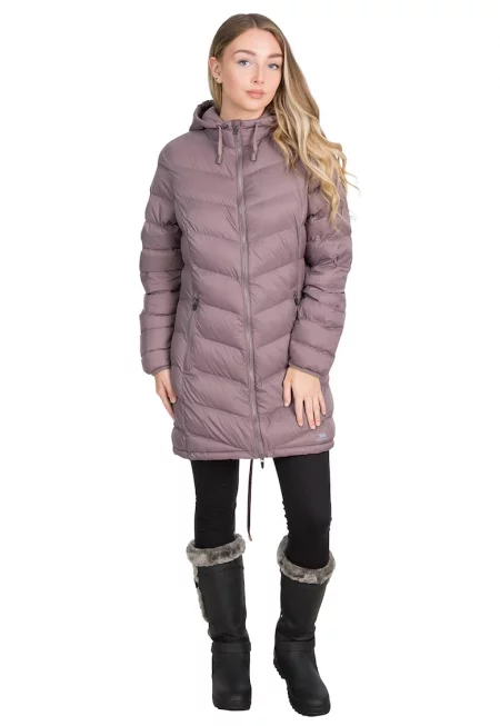 Подплатени зимно яке Rianna с качулка