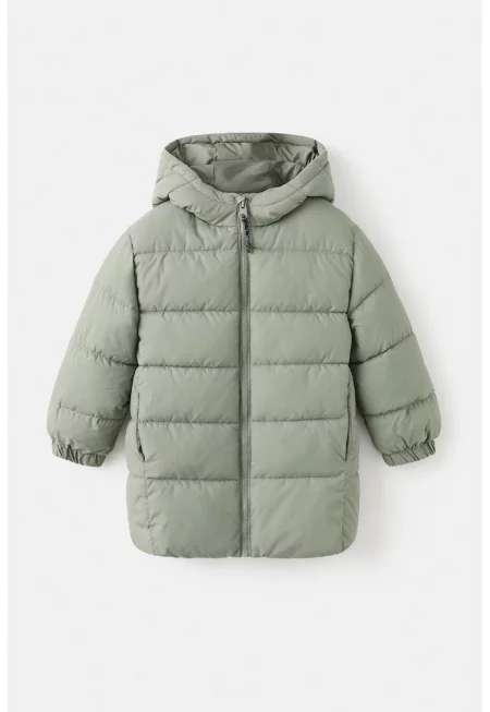 Подплатено зимно яке с еластични маншети