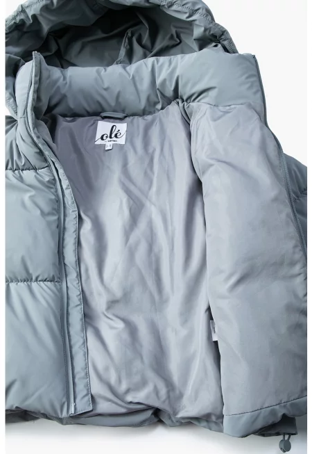 Подплатено зимно яке с качулка