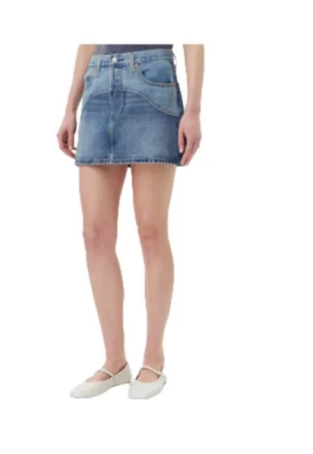 Пола -  памук - син