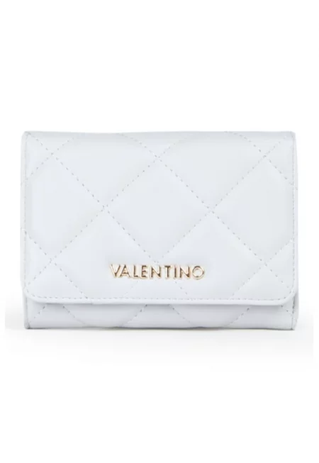 Портфейл с лого и тройно прегъване - Ледено синьо