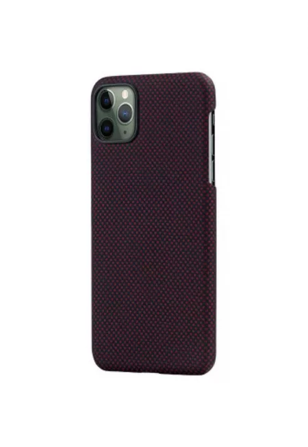 Предпазен калъф  MagEZ Plain Magnet за iPhone 11 Pro Max - Black-Red