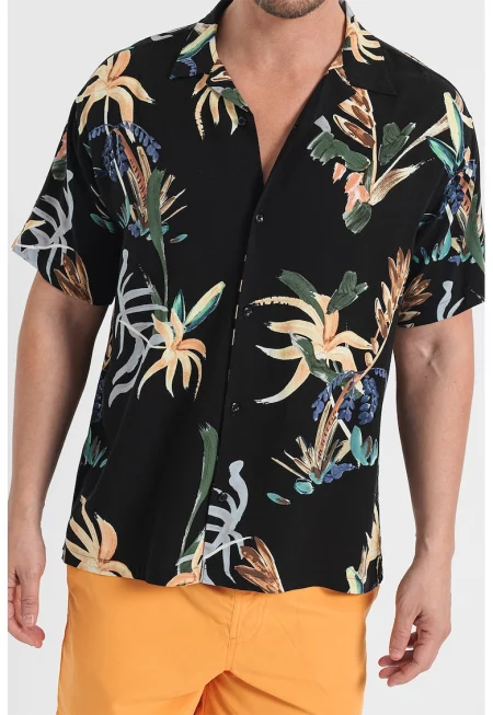 Риза Hawaiian със свободна кройка