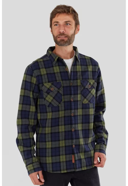 Риза на каре Roddy с дълги ръкави