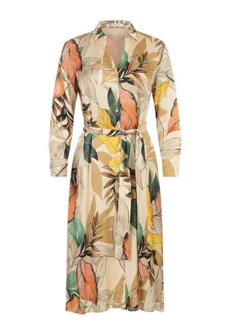 Рокля-риза с тропически мотиви