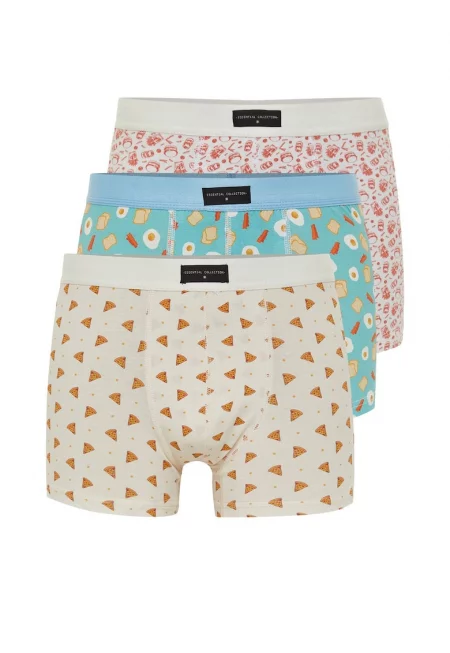 Set of Trunks With Various Prints - 3 pairs