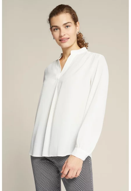 Шпиц блуза - Бял