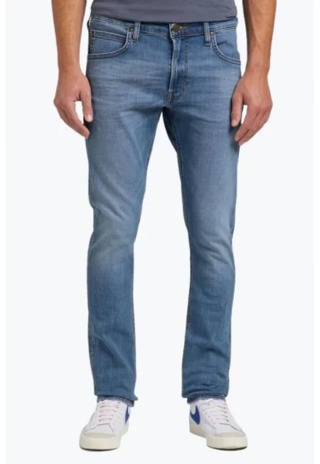 Сини мъжки дънки Slim Tapered Luke - Светлосин