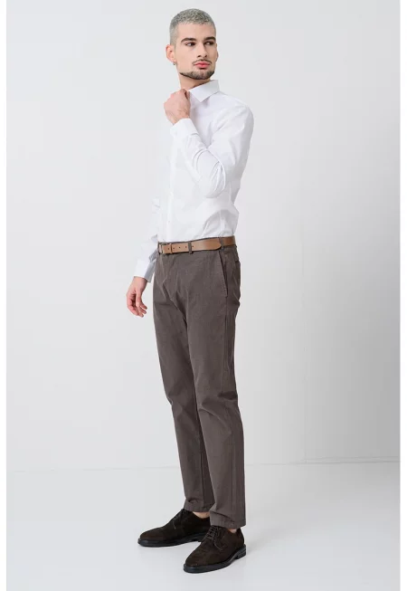 Слим риза - Бял