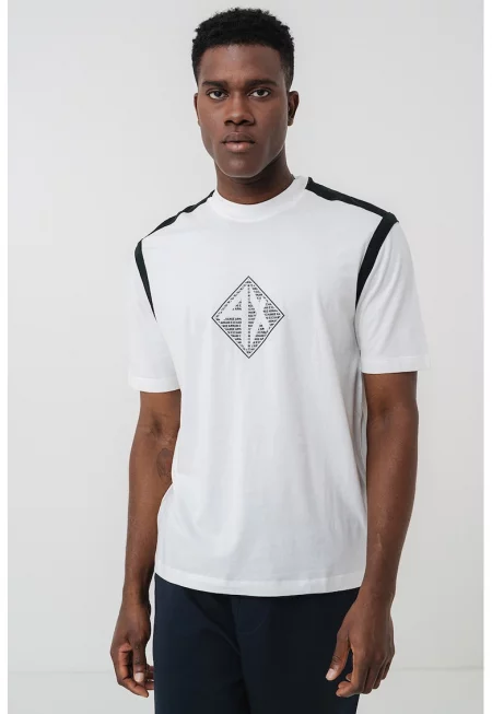 Тениска от памук с лого